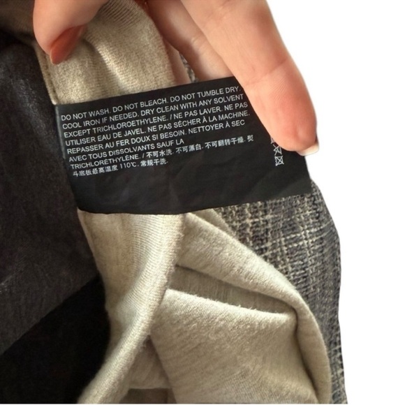 THEORY Slit Flared Demitria Pant in Double-Knit Jersey Oatmeal Size 6 - Picture 10 of 10